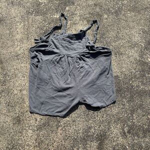 Natural Life Carrington Romper Shorts Linen Rayon Blend Size XL Wide leg